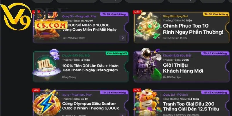Cách cập nhật khuyến mãi V9bet đơn giản
