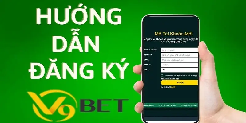 Hướng dẫn đăng ký V9bet đơn giản 