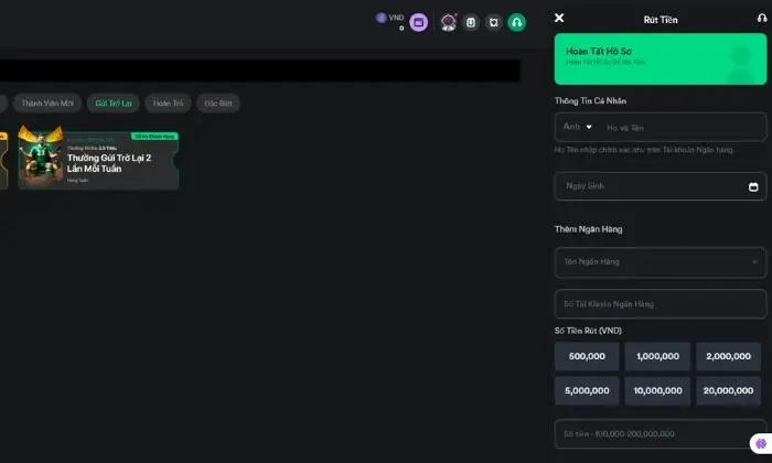 Rút tiền nhanh chóng tại V9bet