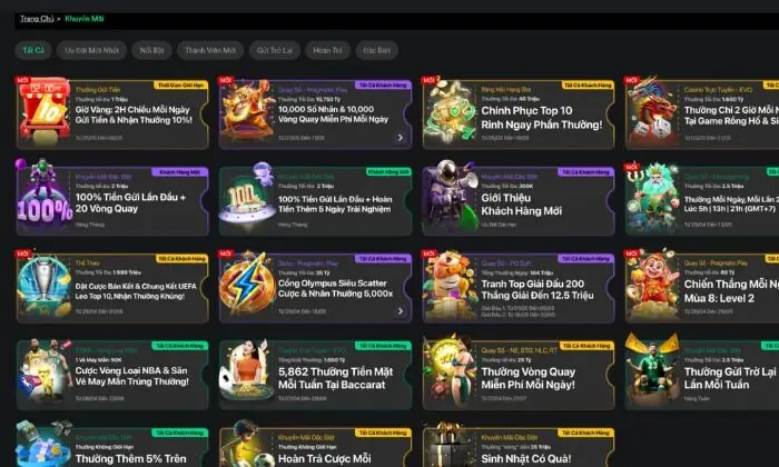 Khuyến mãi liên tục tại V9bet